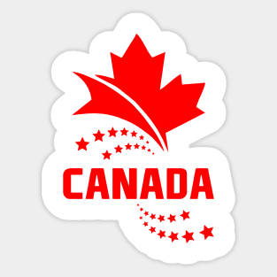 Canada Redlines Art Sticker